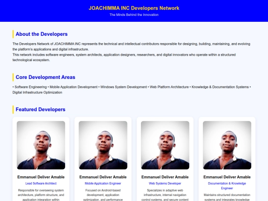 developers screenshot
