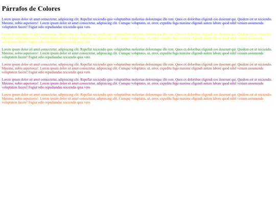 texto de color screenshot