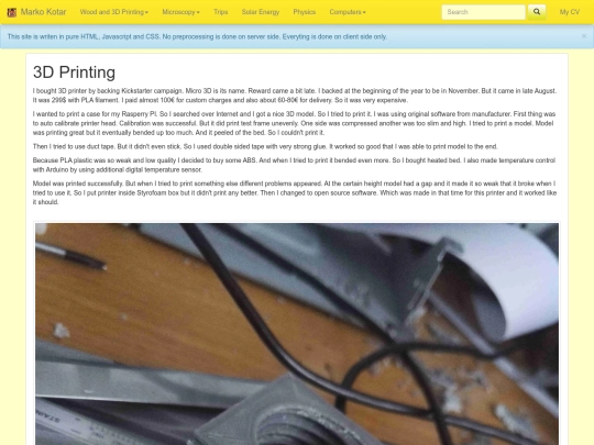 html/3dprinting screenshot