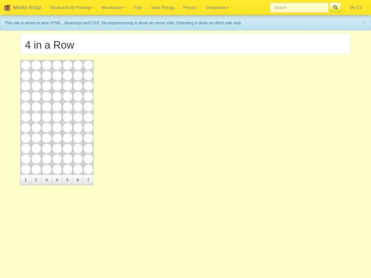 html/4inarow screenshot