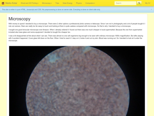 html/microscopy screenshot