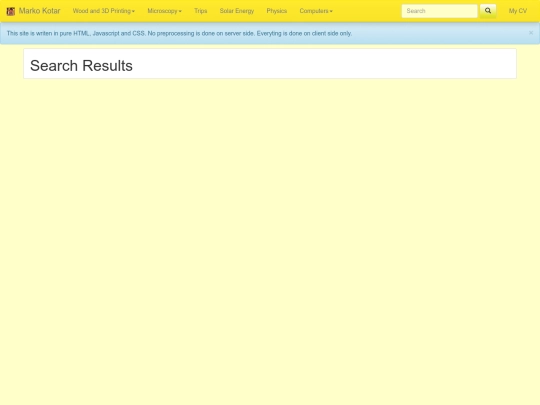 html/search screenshot