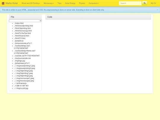 html/sourcecode screenshot
