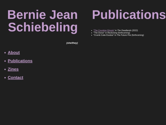 publications screenshot