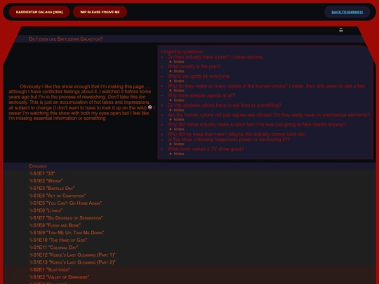 shrines/BattlestarGalactica screenshot