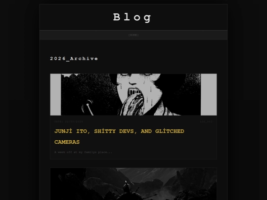 blog screenshot