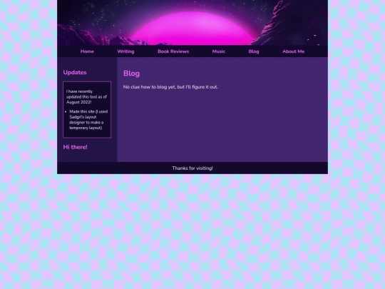 blog screenshot