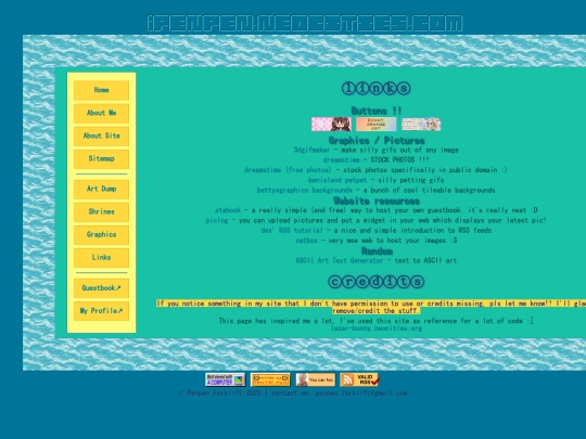 links screenshot