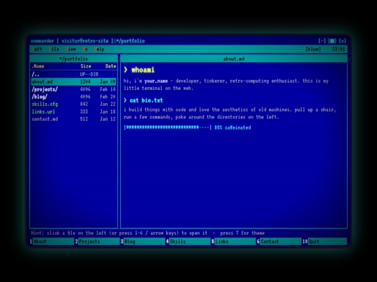 index screenshot