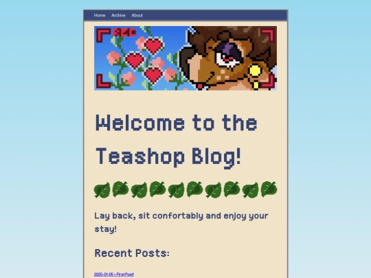 blog screenshot