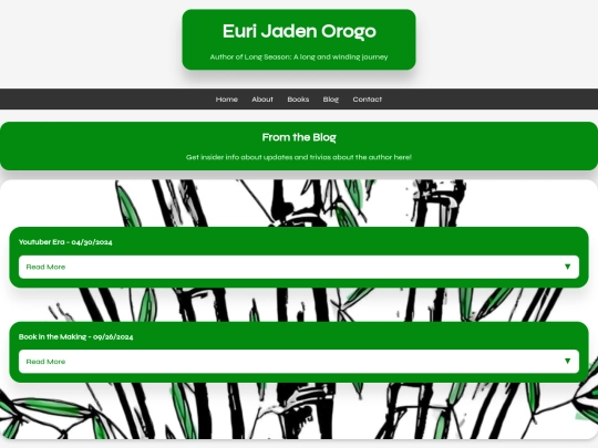 blog screenshot