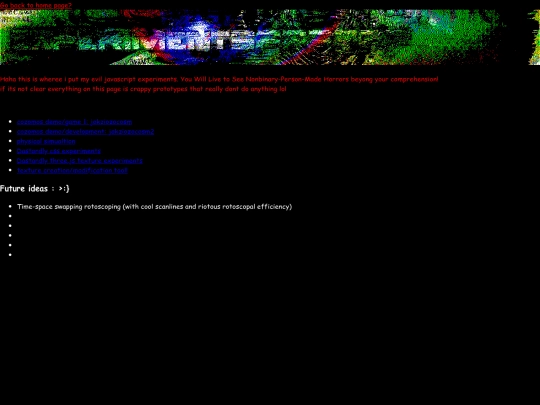 experiments screenshot