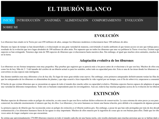 evolucion screenshot