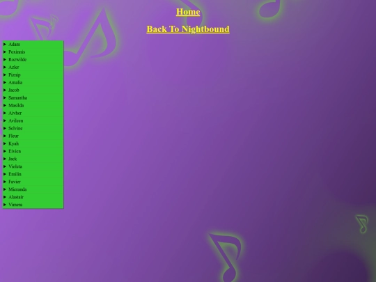 characterplaylists screenshot
