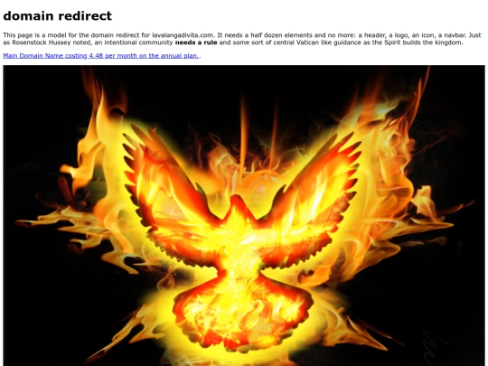 redirectpage screenshot