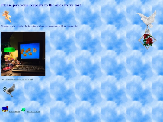 obituary screenshot
