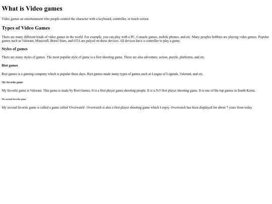 MyfirstWebPage screenshot