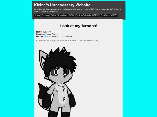 fursona screenshot