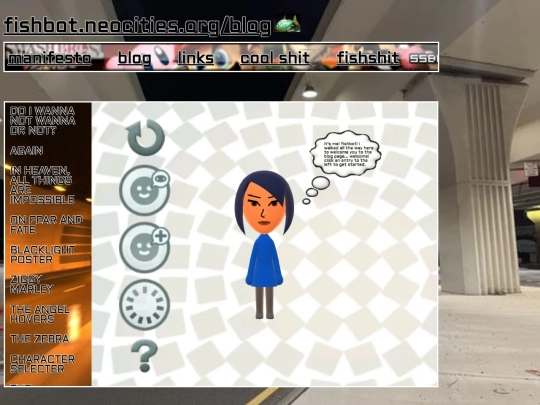 blog screenshot