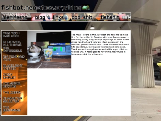 blogs/angelblog screenshot