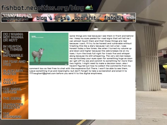 blogs/zebrablog screenshot