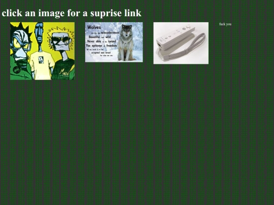 links screenshot