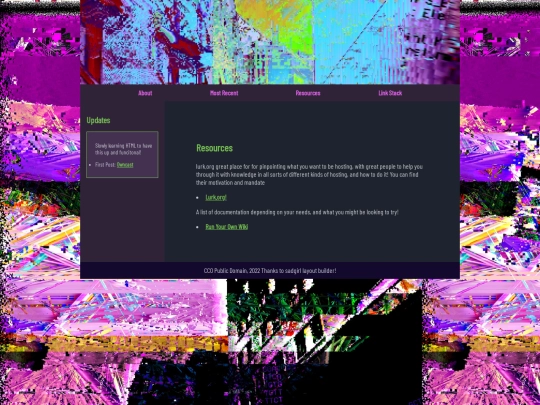 resources screenshot