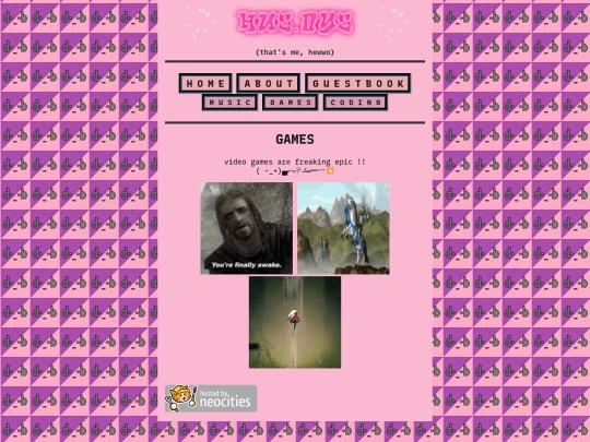 games screenshot