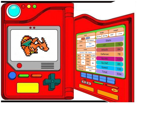 Pokedex/charizard screenshot