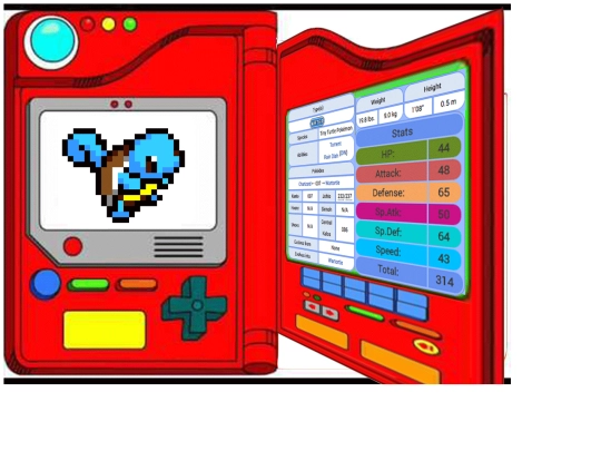 Pokedex/squirtle screenshot