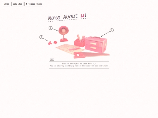 personal/about screenshot