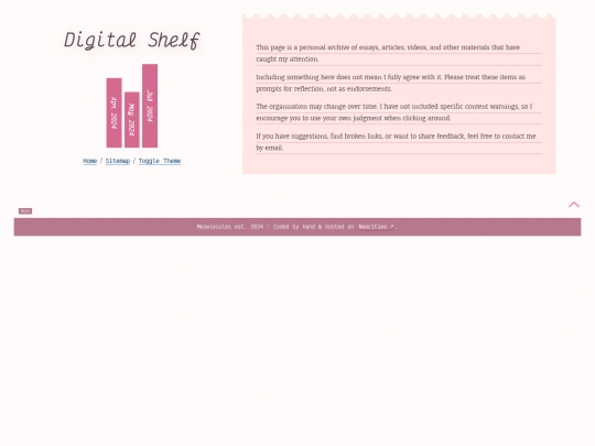 scrapbook/bookshelf screenshot