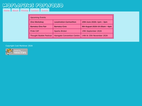 EVENTS screenshot