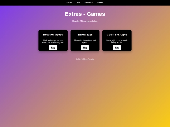 extras screenshot