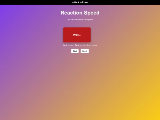 games/reaction screenshot