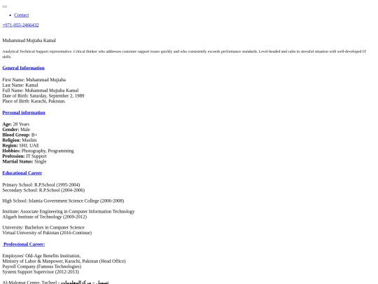 index screenshot