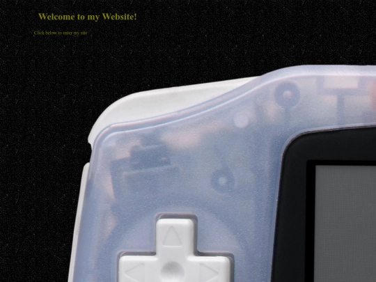 welcomepage screenshot