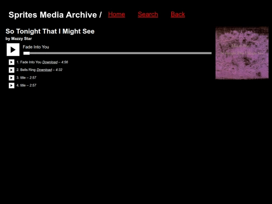 archive/music/artists/Mazzy Star/So Tonight That I Might See screenshot