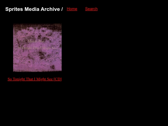 archive/music/artists/Mazzy Star screenshot