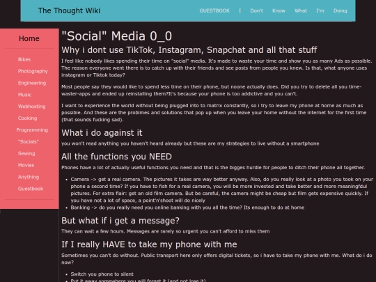 socials screenshot