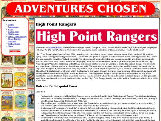 design/highpointrangers screenshot