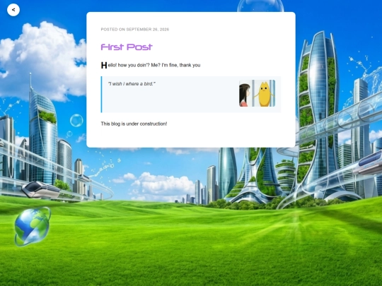 NoSlopBlog screenshot