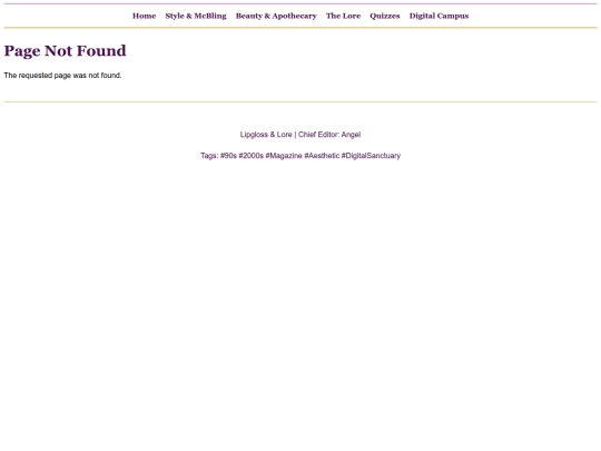not_found screenshot
