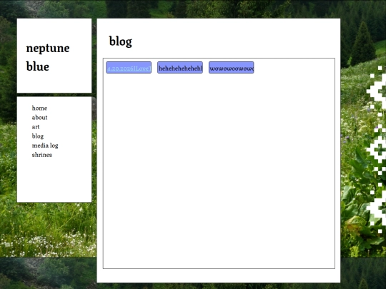 blog screenshot