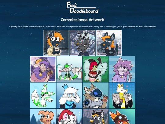 commissions screenshot