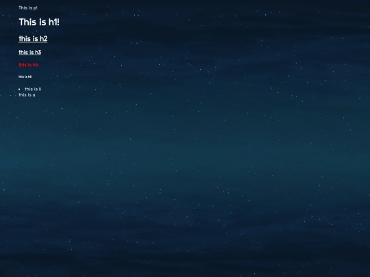 cssdemonstration screenshot