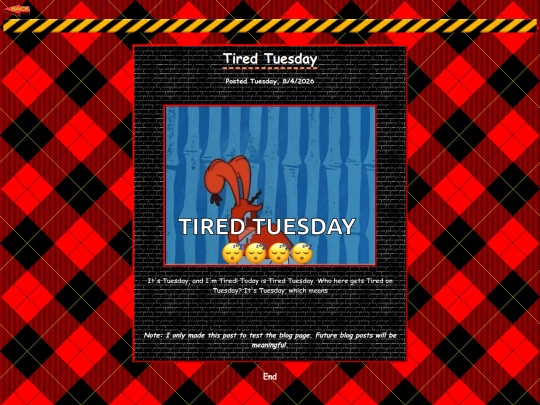 blog/tiredtuesday screenshot