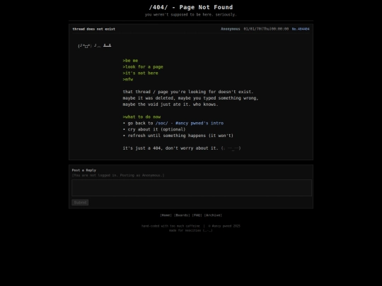 not_found screenshot