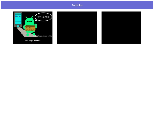 articles screenshot