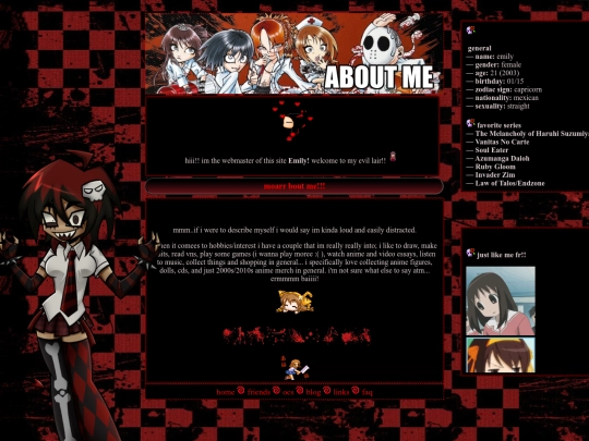 site pages/aboutme screenshot